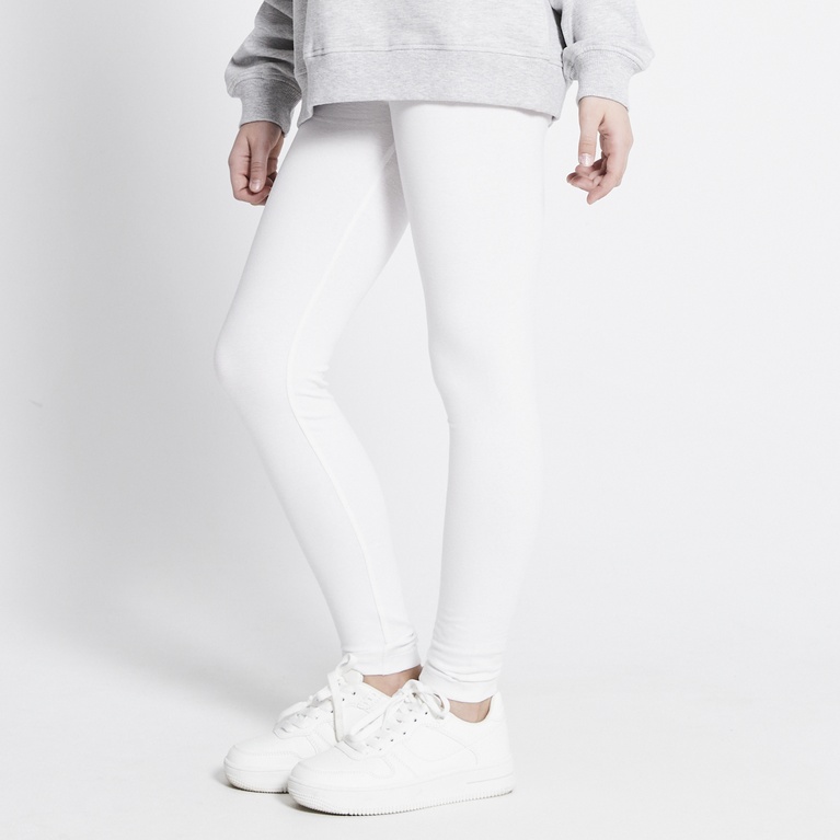 Basic leggings "Tilda Star" Optic white